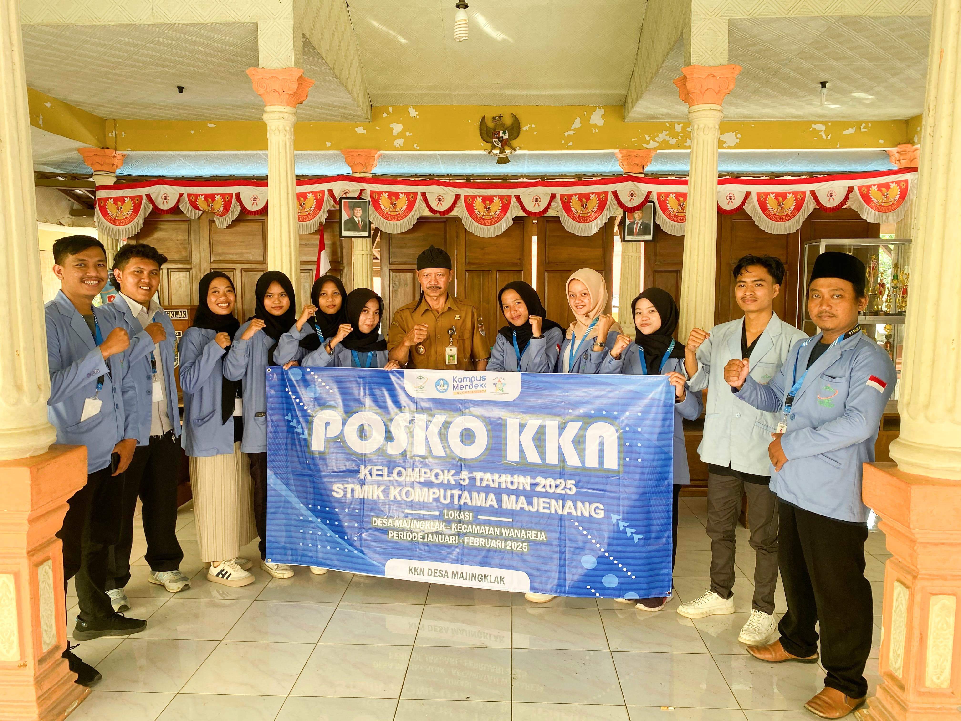 Penerjunan Mahasiswa KKN STMIK KOMPUTAMA ke Balaidesa Majingklak.