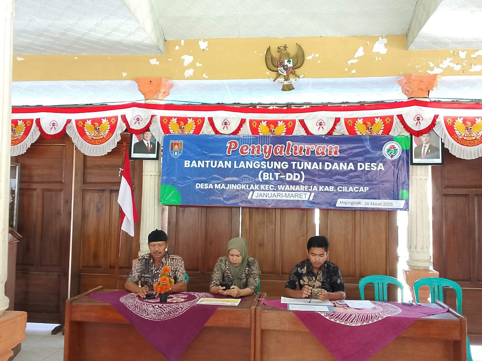 Penyaluran Bantuan Langsung Tunai Dana Desa (BLT-DD) Bulan Januari-Maret 2025 