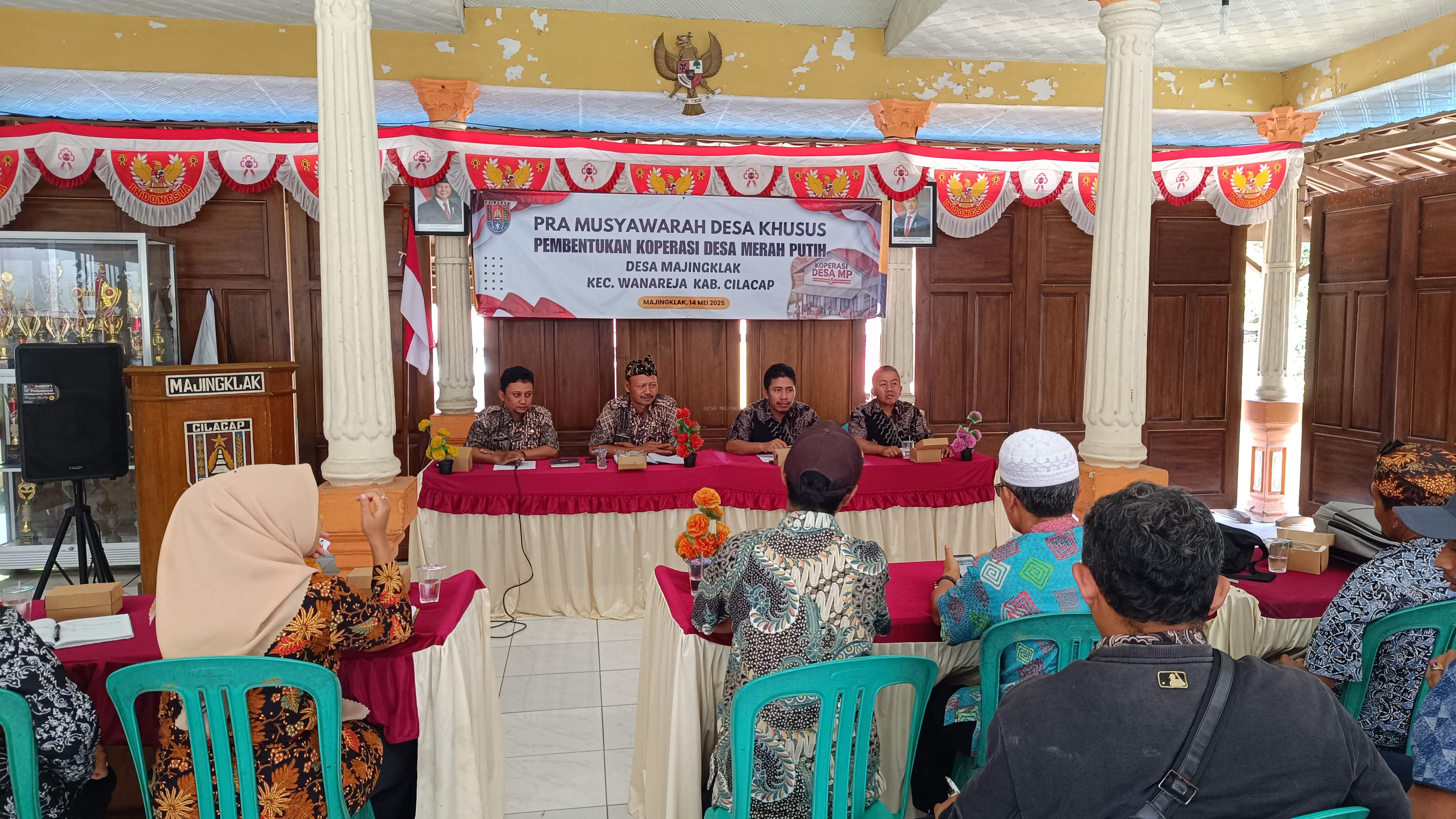 PRA MUSYAWARAH DESA KHUSUS PEMBENTUKAN KOPERASI DESA MERAH PUTIH