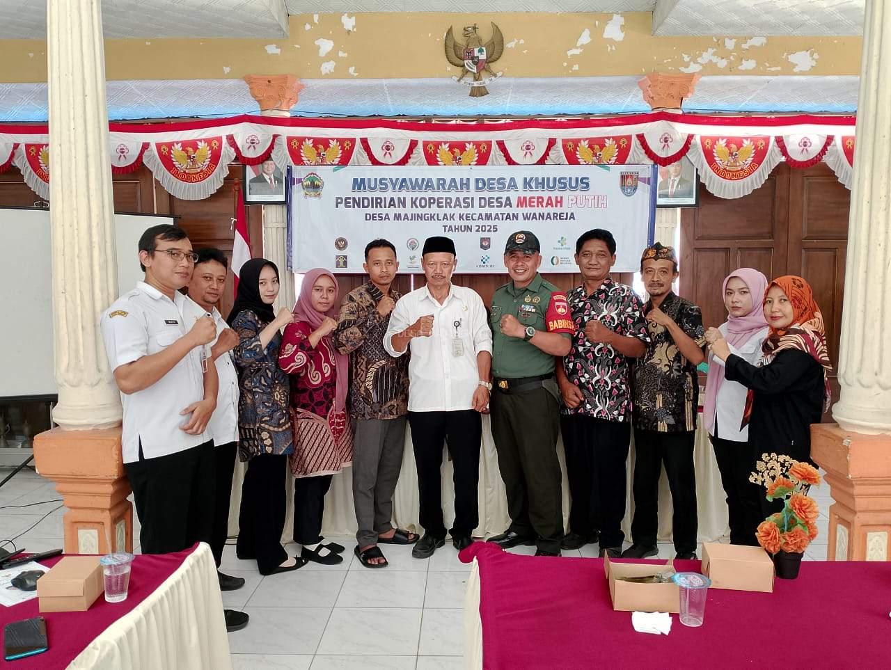 MUSYAWARAH DESA KHUSUS PEMBENTUKAN KOPERASI DESA MERAH PUTIH