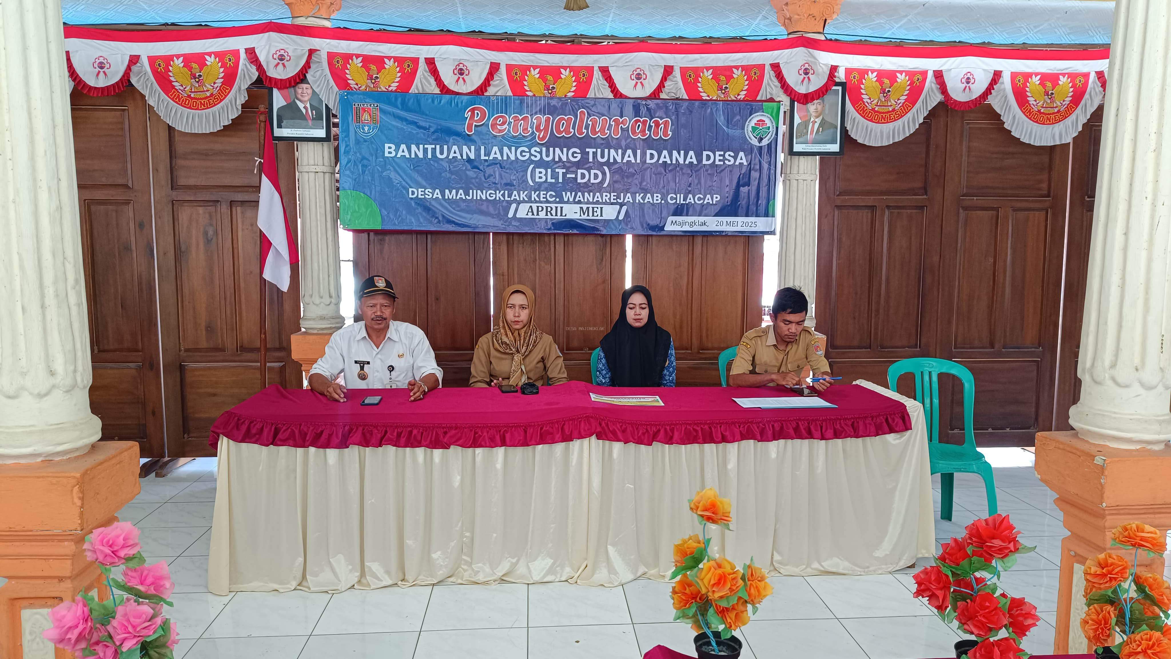 PENYALURAN BANTUAN LANGSUNG TUNAI DANA DESA (BLT-DD) BULAN APRIL-MEI 2025 DESA MAJINGKLAK